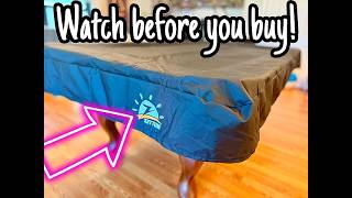 Zettum Pool Table Cover - 7/8/9 Feet Billiard Table Covers- Watch BEFORE buying!