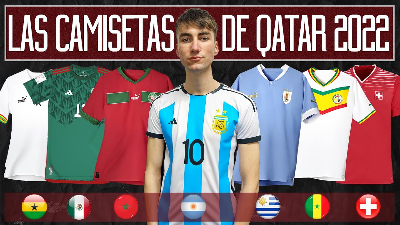 👕 las NUEVAS para el MUNDIAL de QATAR 2022 🇶🇦 Uruguay, Argentina, Mexico y más. YouTube