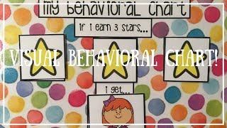 GIGGLES AND SCRIBBLES Visual Behavioral Chart!