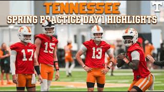 Tennessee Spring Practice Highlights: Day 1