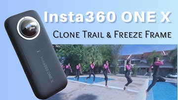 Trying new feature on old model Insta360 ONE X | Clone Trail & Freeze Frame