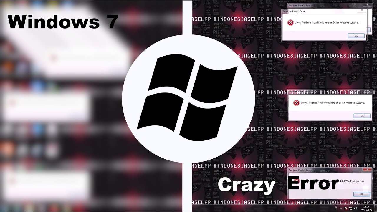 FINALLY I DID IT!! windows 7 crazy error vol.2