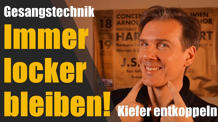 Kiefer entkoppeln - Gesangstechnik - Gesangsbungen