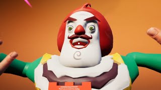 Giant Clown Neighbor Obby - Hello Neighbor Mod