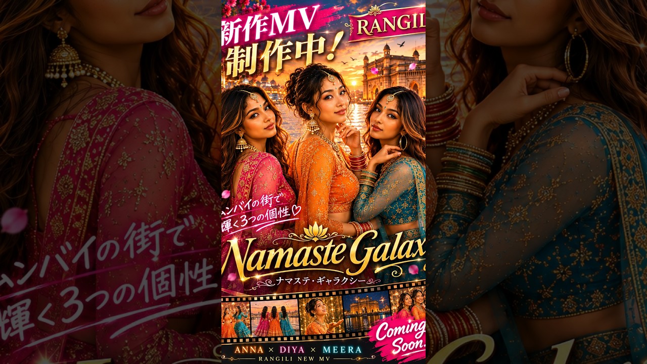 【制作中】RANGILI「Namaste Galaxy」MV制作中!✨ 公式Shortsサムネイル