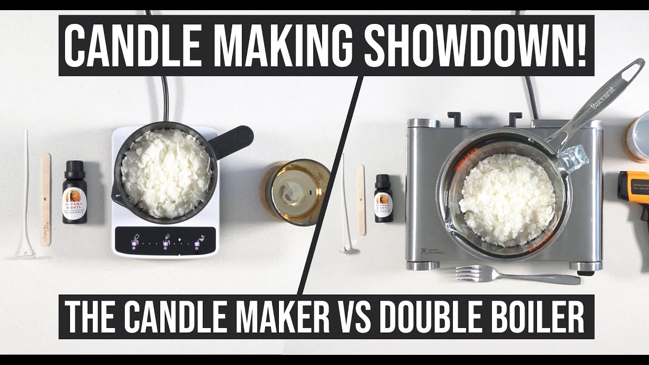 Candle Making Showdown - The Candle Maker vs Double Boiler Method