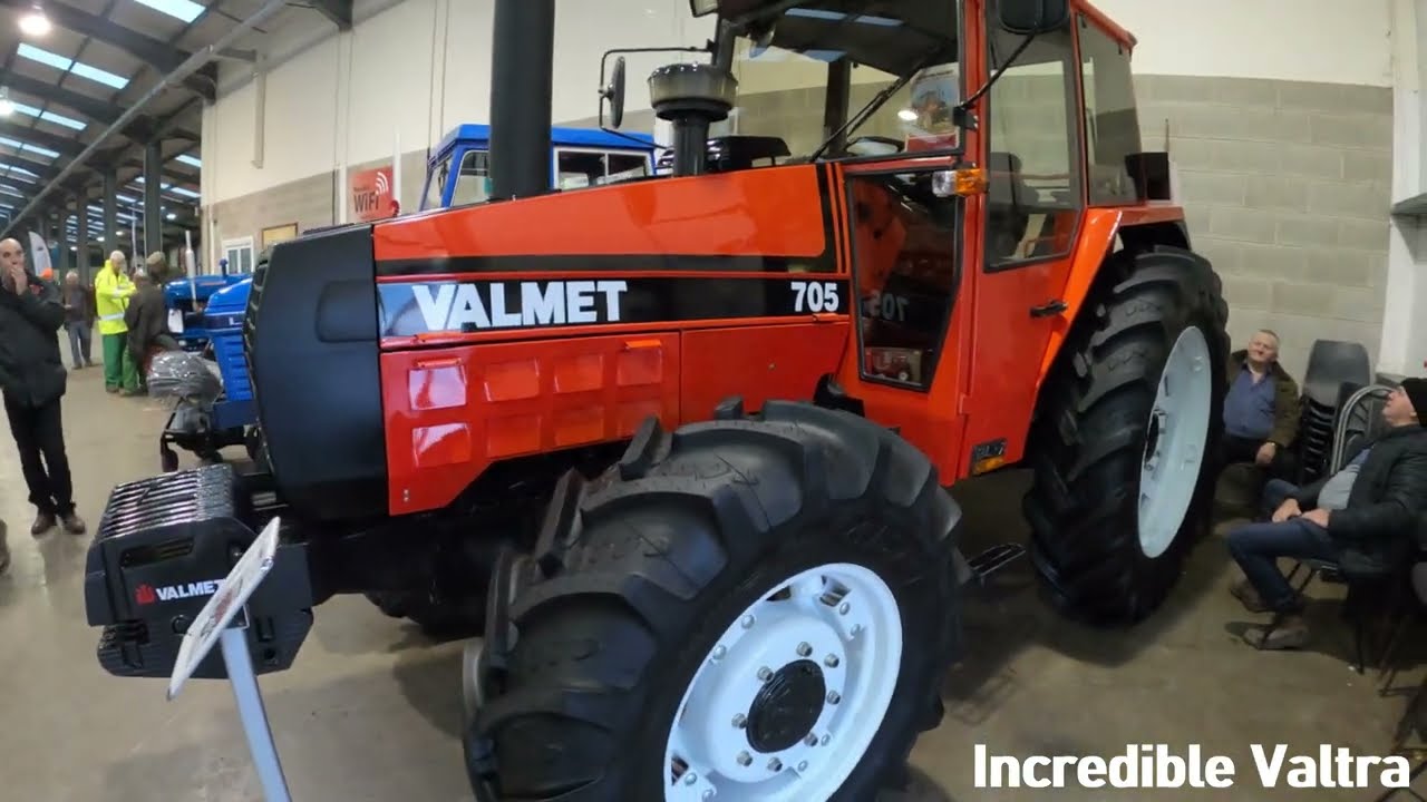 1986 Valmet / Valtra 705 GLTX 4X4 4.4 Litre 4-Cyl Turbo Diesel Row Crop Tractor (85 HP)