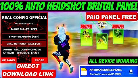 FREE FIRE HACK ☠️ | AUTO AIMBOT | HEADSHOT | SENSI ● H4X | AUTOLOCK | BY HR7 HACKER |