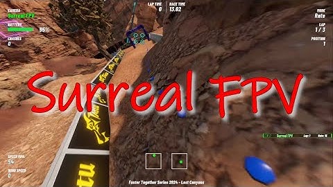 Velocidrone - Lost Canyons w/ Tiny Trainer in 102.112s - SURREAL FPV