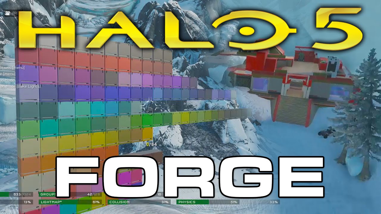 Halo 5: Guardians - Forge Mode Live stream Segment (Cartographer's Gift)