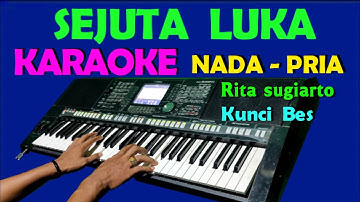 SEJUTA LUKA - Rita Sugiarto | KARAOKE Nada  Pria