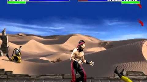 Ultimate Mortal Kombat 3 rev 1.2 MAME Gameplay video Snapshot -Rom name umk3-