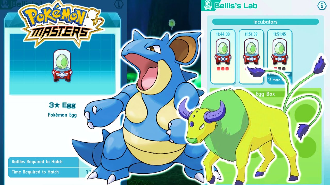 Pokémon Masters EX - The Grass-, Fire-, and Water-Type Egg Event is now  live! You can get Eggs that hatch into Grass-, Fire-, or Water-type Pokémon!  Shiny Bulbasaur, Shiny Charmander, and Shiny