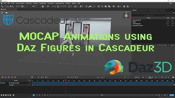 Creating MOCAP Animations using Daz Figures in Cascadeur!