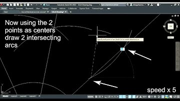How to: Draw a Line Perpendicular to Another Line and Passing Through a Given Point #AutoCAD