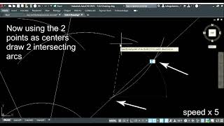 How to: Draw a Line Perpendicular to Another Line and Passing Through a Given Point #AutoCAD