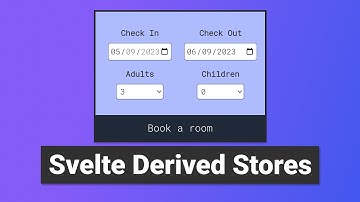Svelte Derived Store