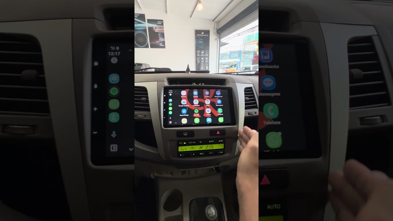 Toyota SW4 #carplaywireless #androidautowireless #toyota #hilux #sw4