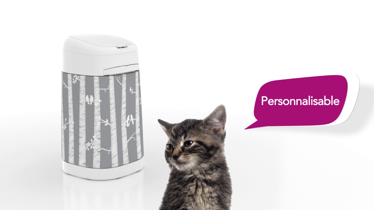 Poubelle LitterLocker Design Plus (version courte) YouTube