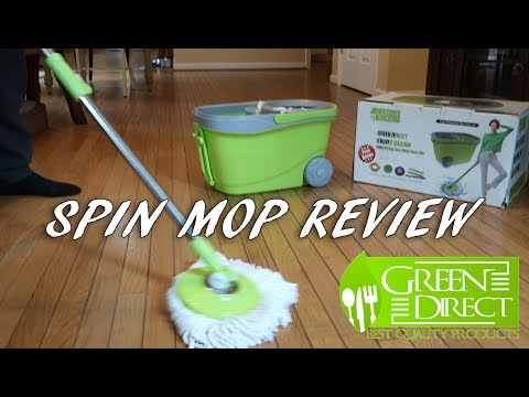🍀GREEN DIRECT SPIN MOP DELUXE BUCKET CLEANING SYSTEM REVIEW 👈