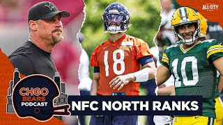 Ranking the Head Coaches, Quarterbacks and Offensive Weapons in the NFC North | CHGO Bears Podcast