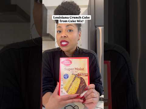 كعكة لويزيانا كرانش سهلة وصفة سهلة كعكة
