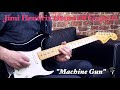 Jimi Hendrix (Band Of Gypsys) - &quot;Machine Gun&quot; (Excerpt) - Rock Blues Guitar Lesson (w/Tabs)