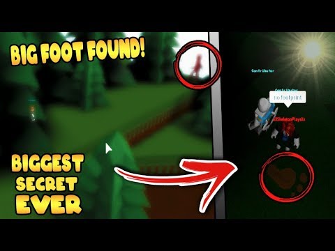 Bigfoot Secret Found Build A Boat For Treasure Roblox Youtube - bigfoot roblox wiki