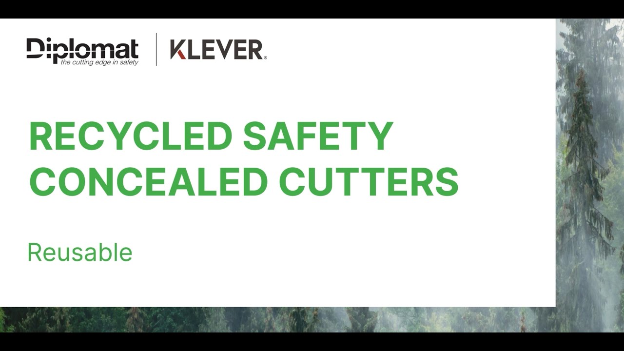 Klever EcoXChange - Reusable | Recycled Safety Concealed Cutter