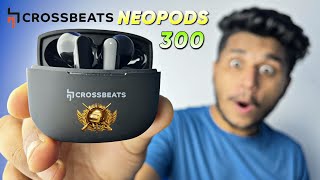 Gaming TWS Under ₹1000⚡️|| Crossbeats Neo Pods 300 With Noise-cancellation, High Bass😯