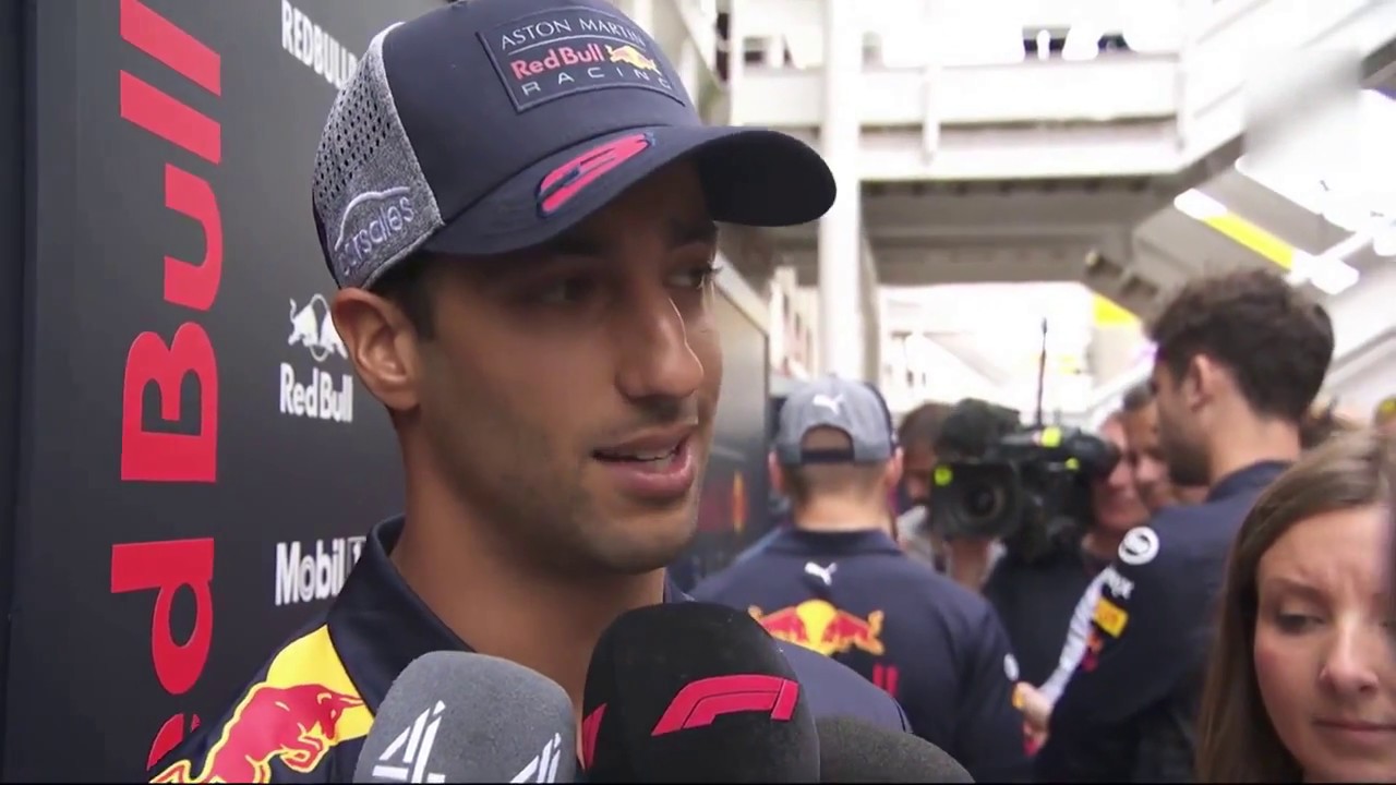 Cheeky Daniel Ricciardo talking about Max Verstappen | F1 Spanish GP ...