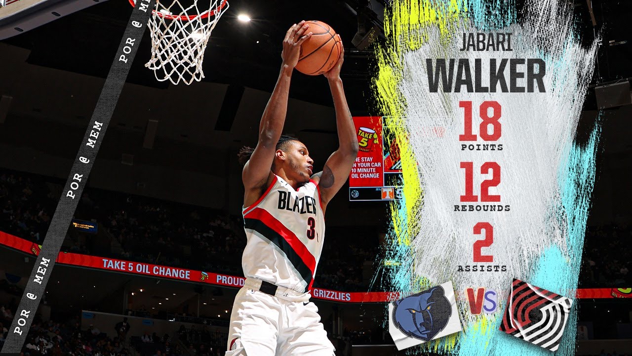 Jabari Walker Highlights (18 PTS) | Trail Blazers vs. Grizzlies | March 2