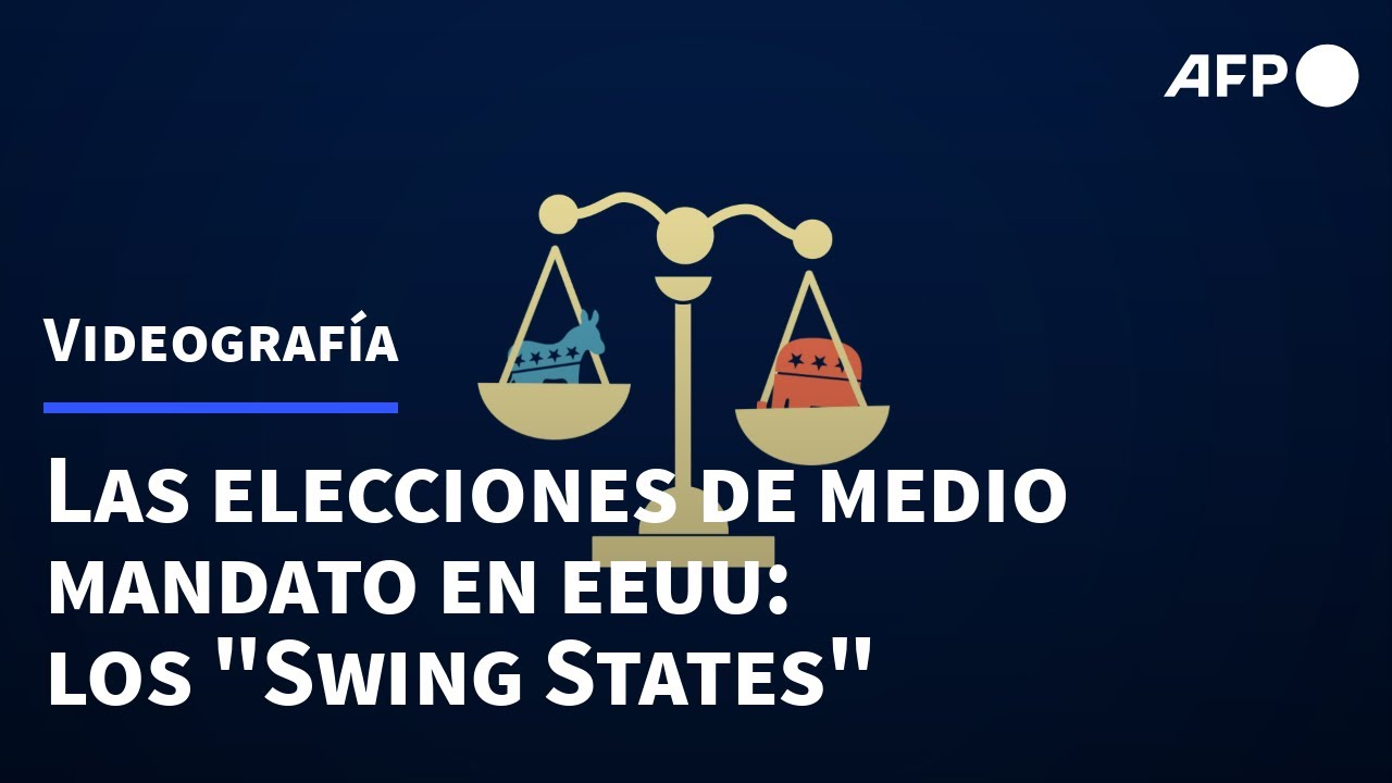 Las elecciones de medio mandato en EEUU: los "Swing States" | AFP - YouTube