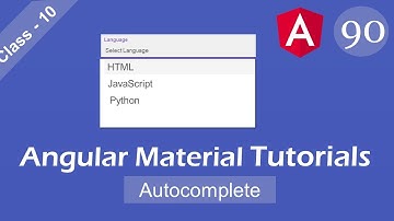 Angular material autocomplete|Angular material tutorials|Angular tutorials#angular #angularmaterial