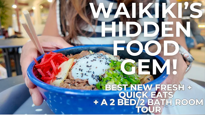 Must-Try NEW Waikiki Food Hall Tour 🌴 | What to Eat in Hawaii + 2BR Hotel Room Tour!
