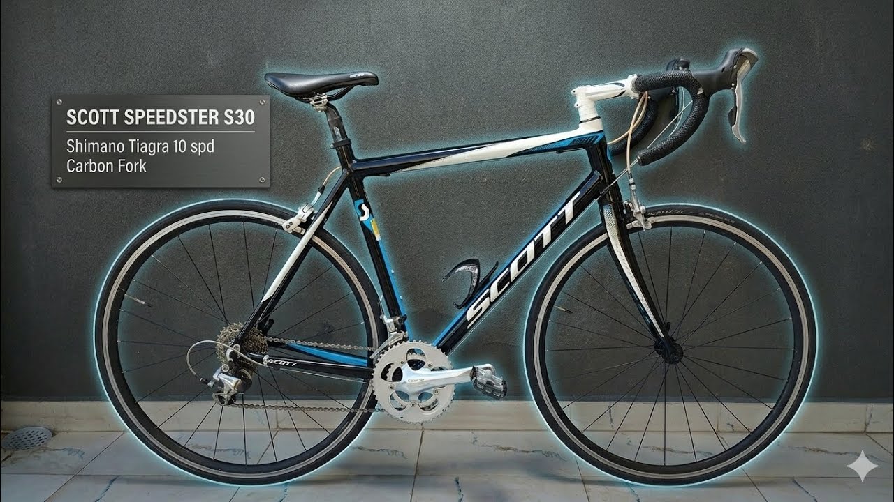 scott speedstar s30 取外しコンポ一式　TIAGRA 2x9S Scott Speedster S30 | Shimano Tiagra | Carbon Fork | Road bike