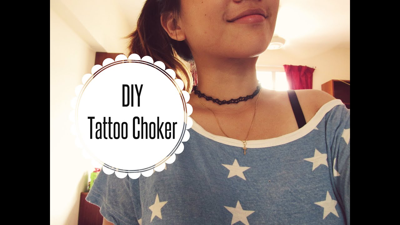 DIY: Tattoo Choker - Exotic Beauty - YouTube