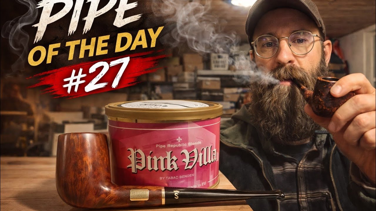 Pipe Of The Day #27 YTPC, Stanwell POTY 1993 Available, Tobacco Review: Pipe Republic PINK VILLA