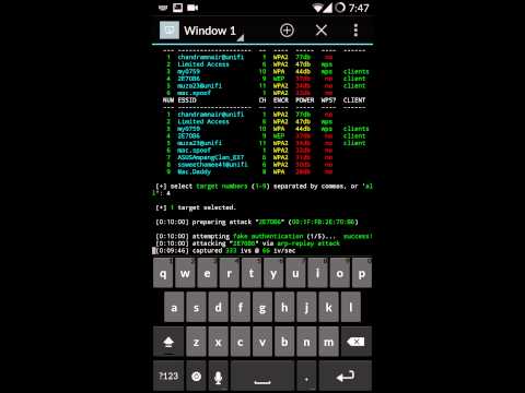 Crack wifi with kali nethunter on android