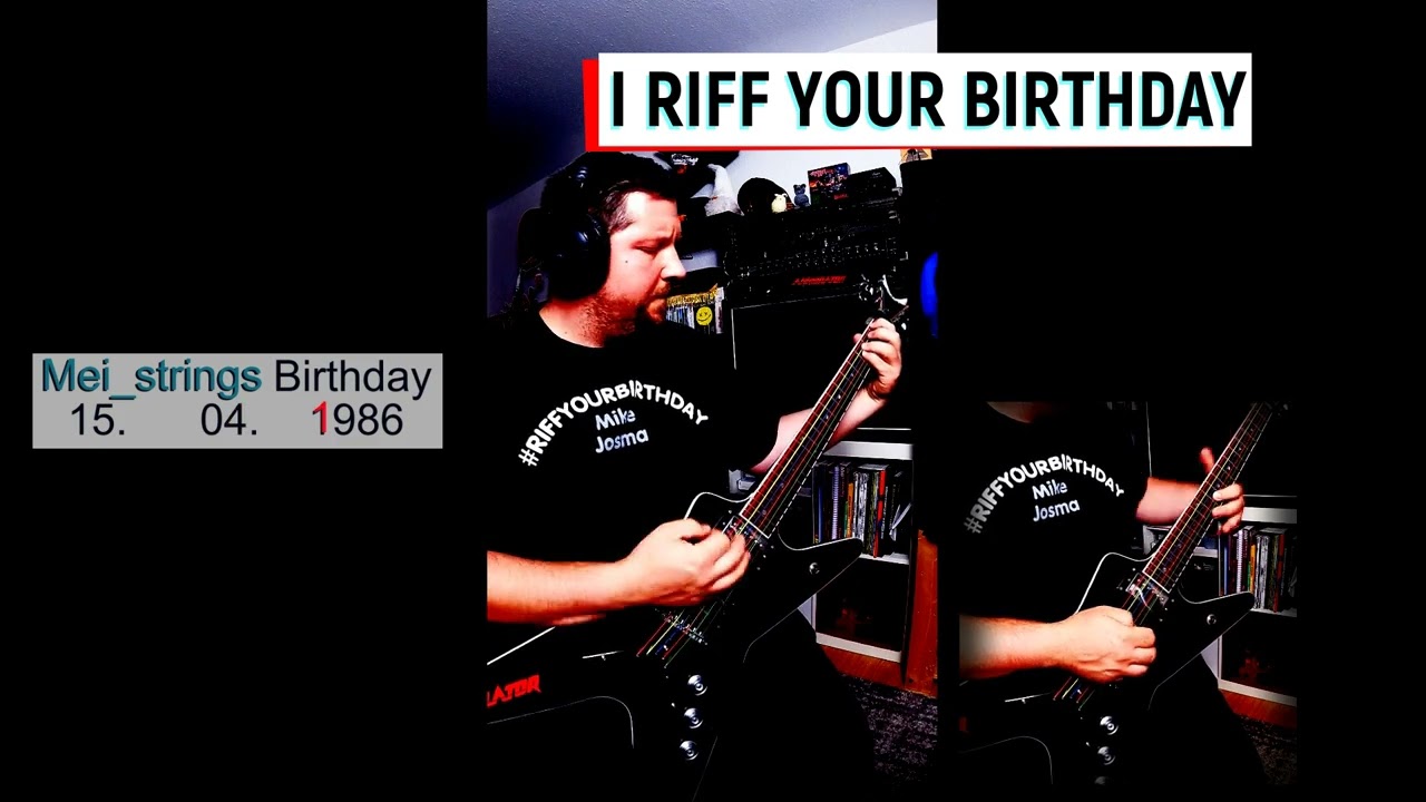 Riff Your Birthday - Metal Riffs Based On Your Birthday - Rock Guitar - Metal Guitar