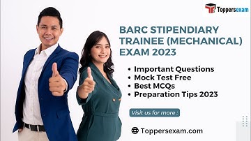 BARC STIPENDIARY TRAINEE (MECHANICAL) Category 1 Syllabus 2023, Salary, Question Paper