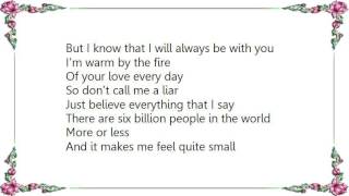 Katie Melua - Nine Million Bicycles Lyrics