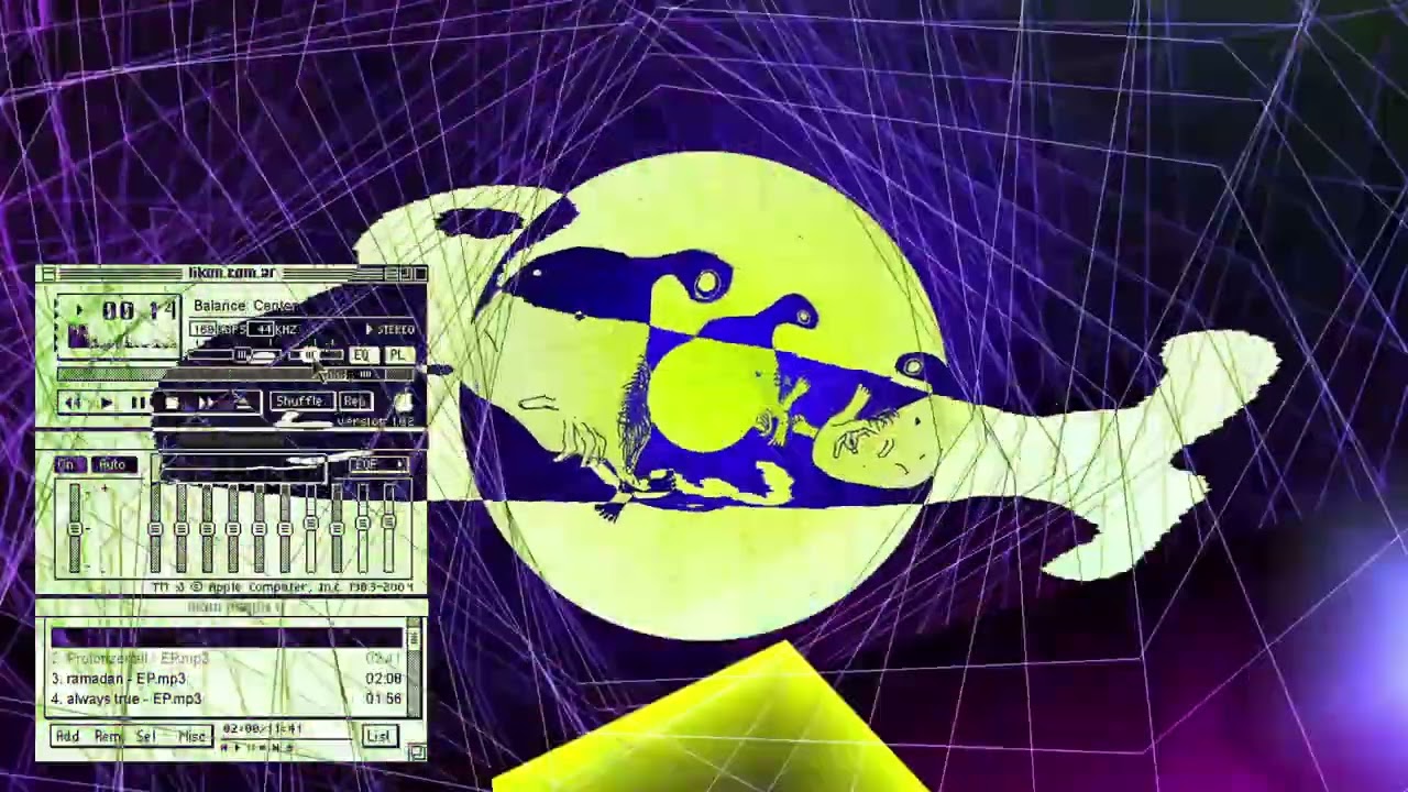 deep sea sleepover - FULL EP + winamp live EQ + Milkdrop 3 + 2d animation