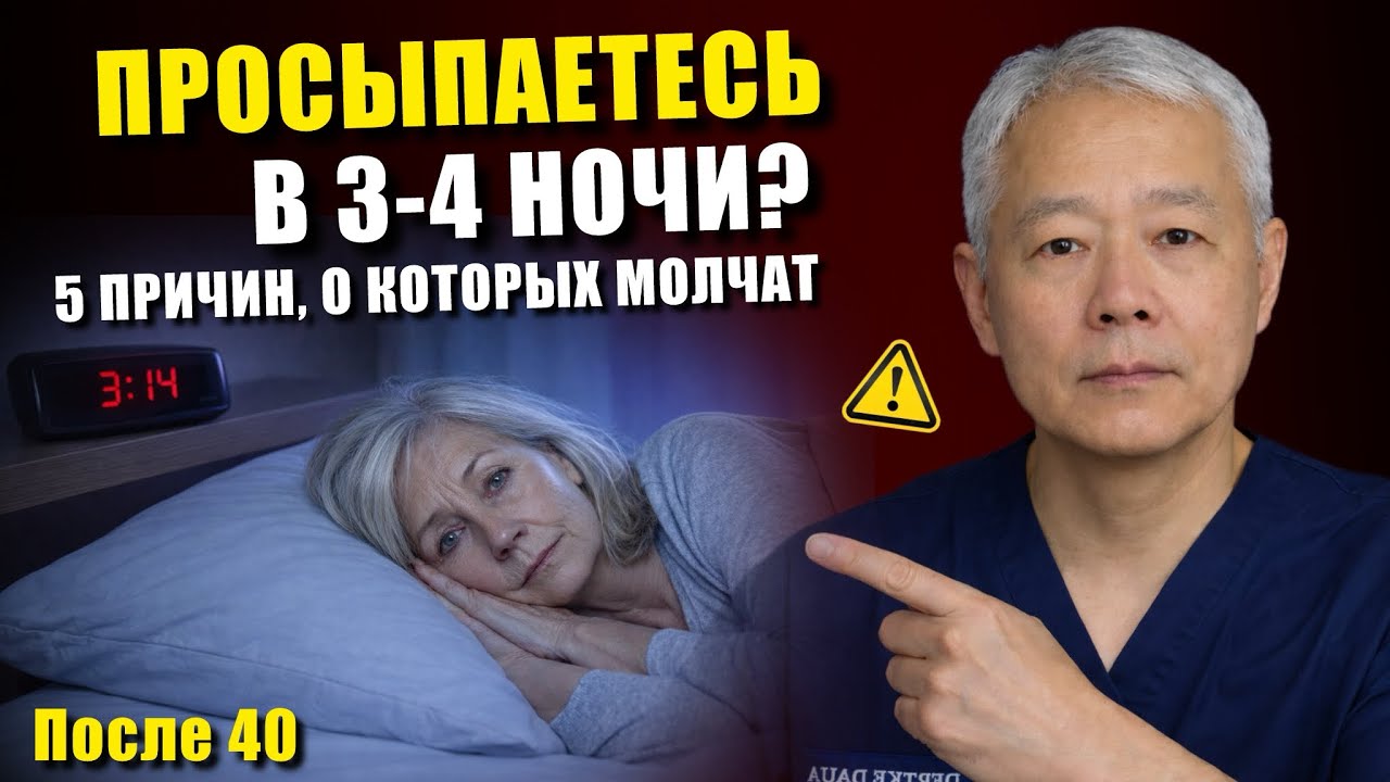 НОЧНЫЕ ПРОБУЖДЕНИЯ  В 3-4 ЧАСА: как найти причину и вернуть глубокий сон. 