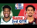 Milwaukee Bucks vs. Atlanta Hawks Full Highlights 3rd QTR Game 2 | NBA East Finals 2021