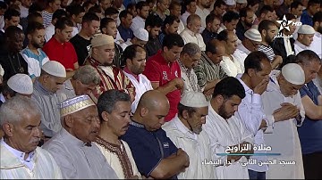 تراويح القارئ الشيخ عمر القزابري من رمضان 1440/2019 الليلة 26 من سورة الحاقة إلى سورة المزمل