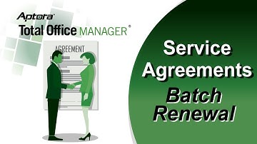 How to Use Batches to Automate Service Agreements in Total Office Manager®