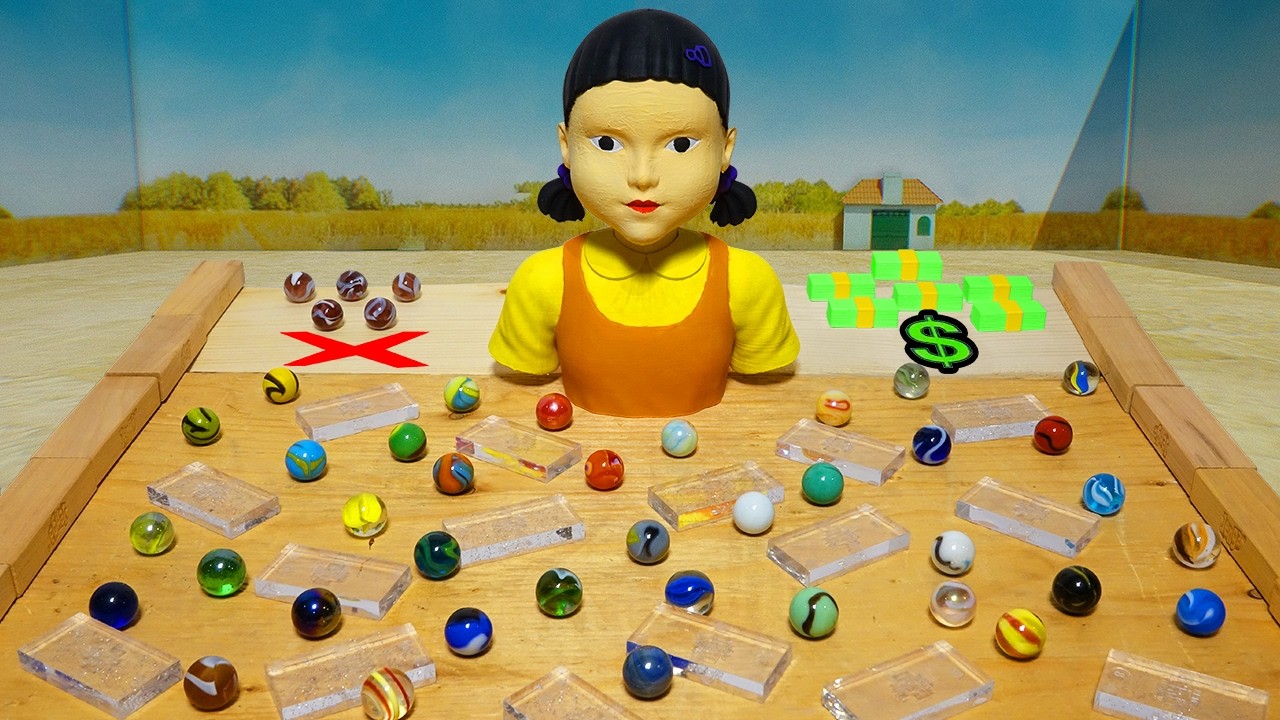 The Squid Game Marble Race!
