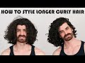 How to Style Longer Curly Hair