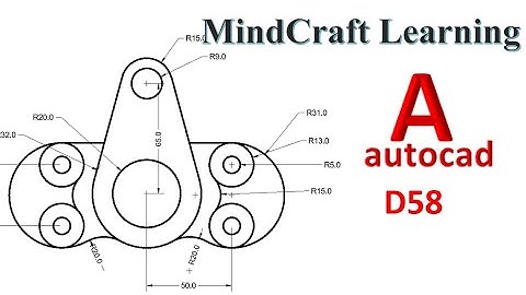 AutoCAD 2D Practice Drawing D58 | Complete 2D Exercise for Beginners #AutoCAD2D #AutoCADPractice